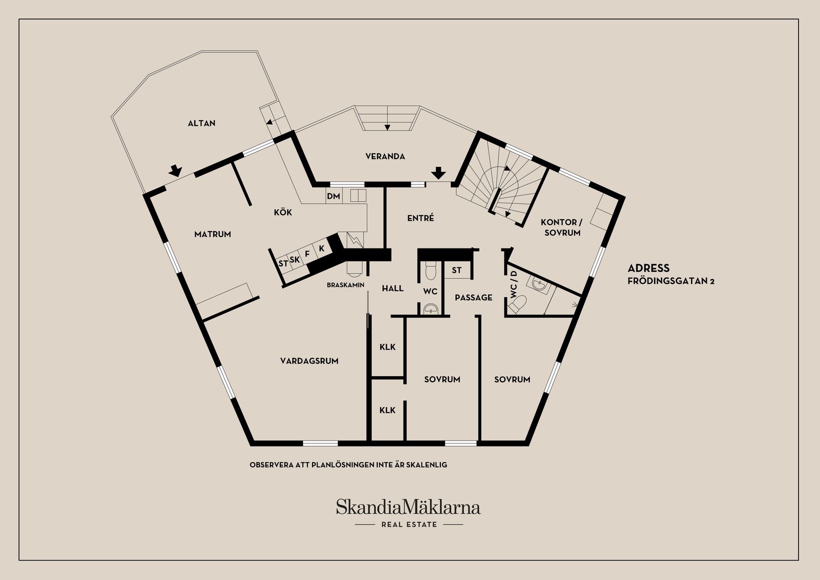 Villa, Frödingsgatan 2, Östra Villastaden, Nyköping