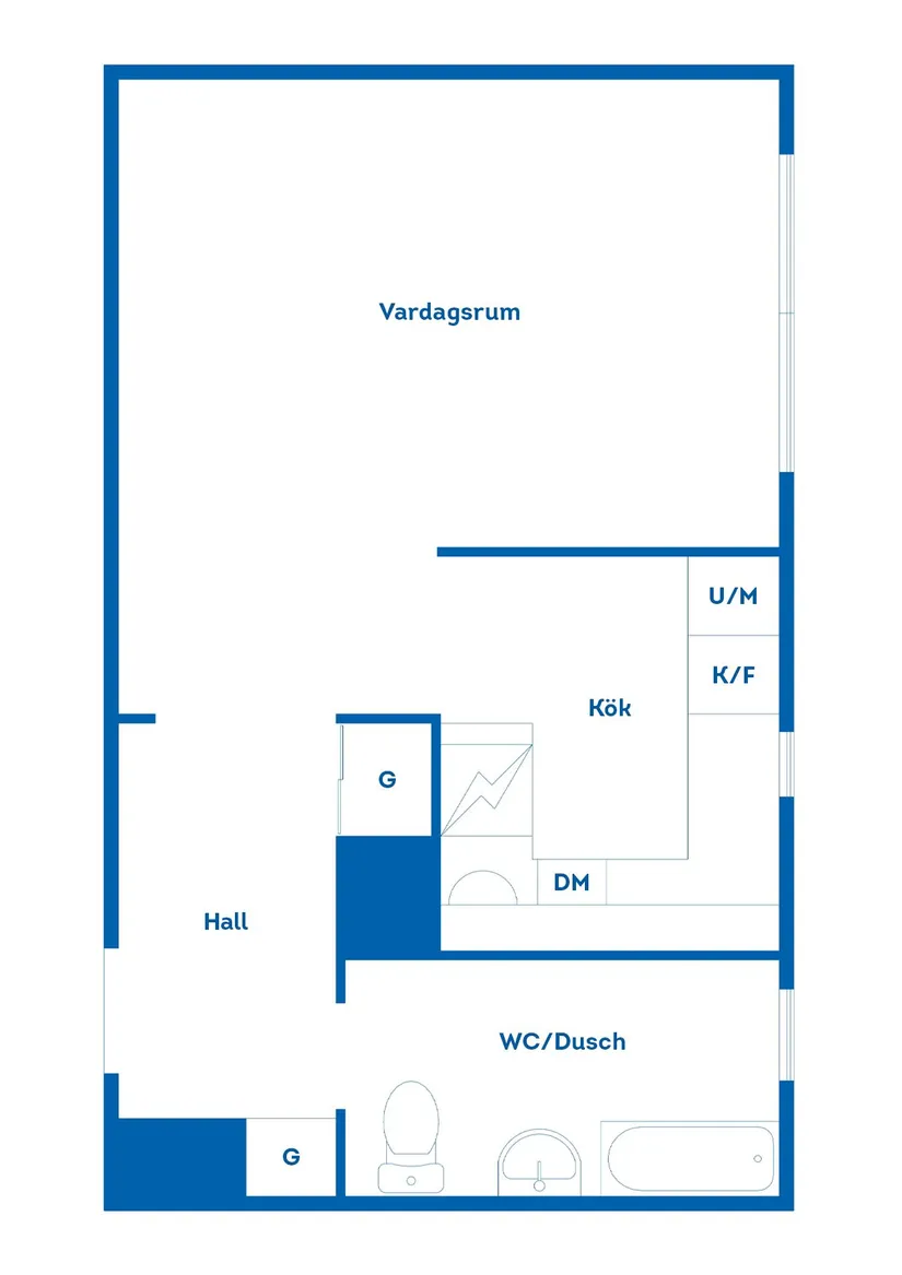 Bostadsrätt, Sjätte tvärgatan 39, Brynäs, Gävle
