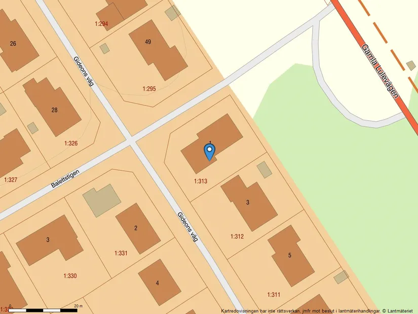 Villa, Gideons väg 1, Södra Svartbyn, Boden