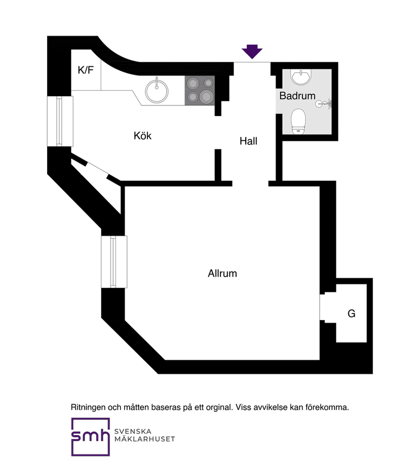 Bostadsrätt, Mariagatan 4A, VÅN 3/3, Centrala Sundbyberg, Sundbyberg