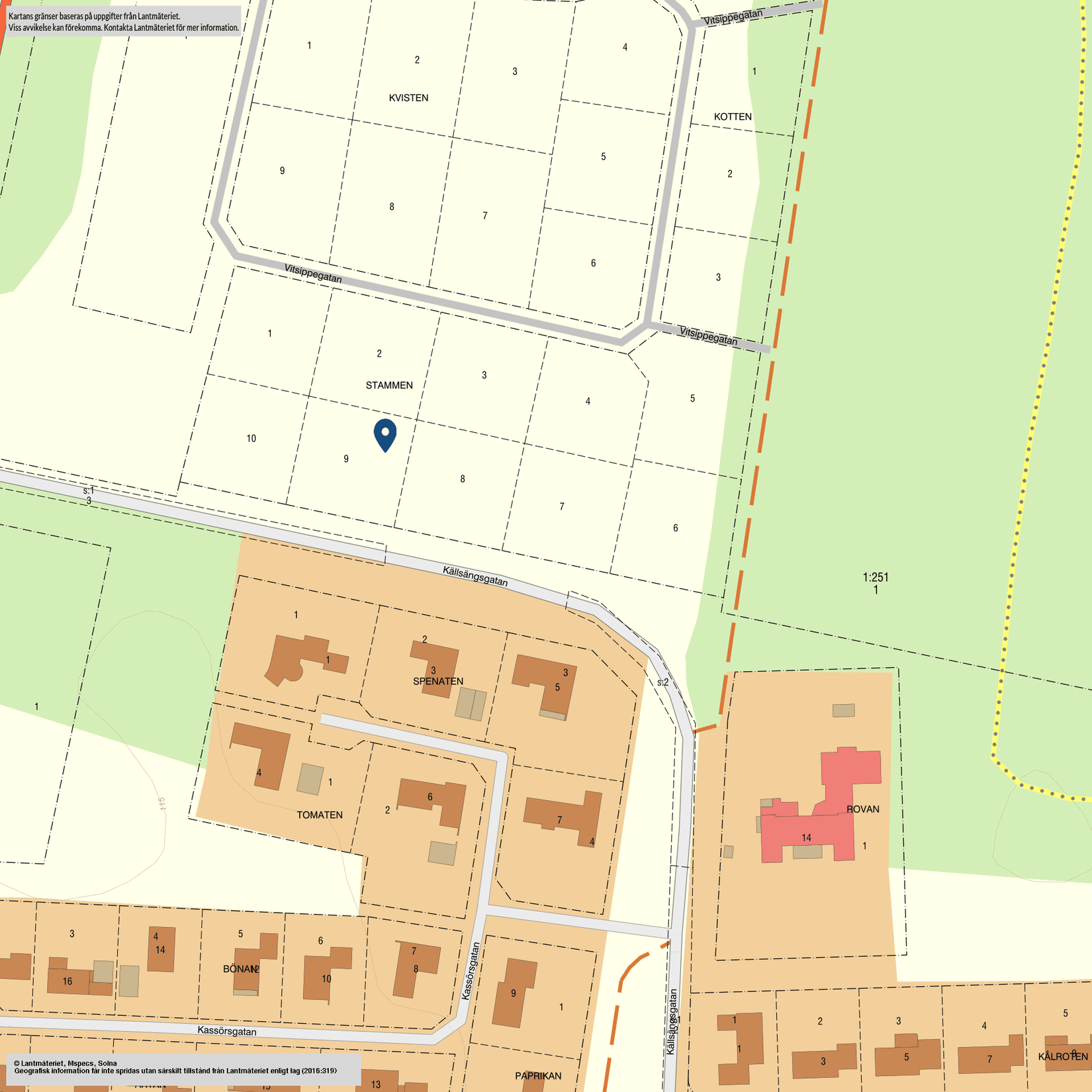 Villa, Källsängsgatan, Hörnebo, Tibro