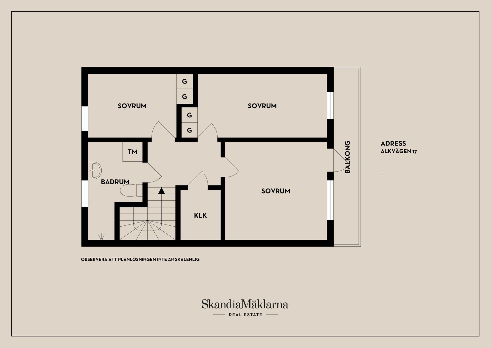 Radhus, Alkvägen 17, Oxelösund