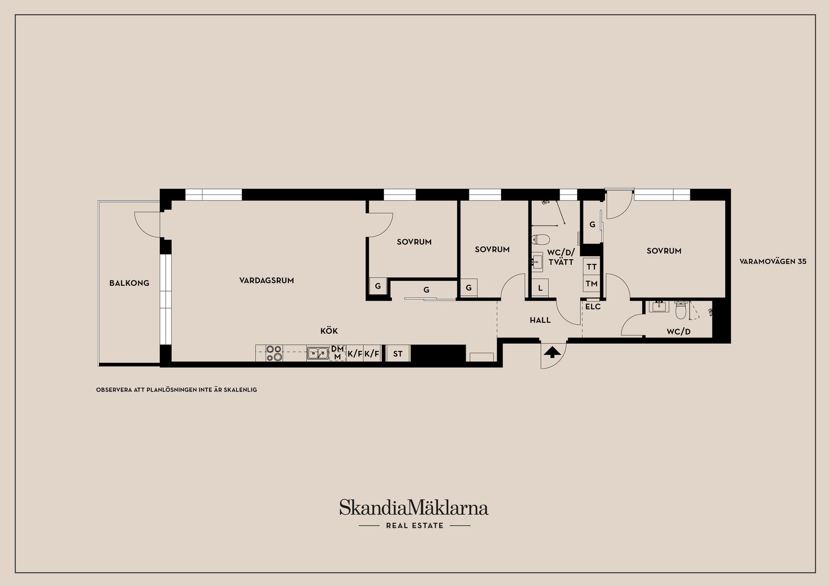 Bostadsrätt, Varamovägen 35, Varamon, Motala