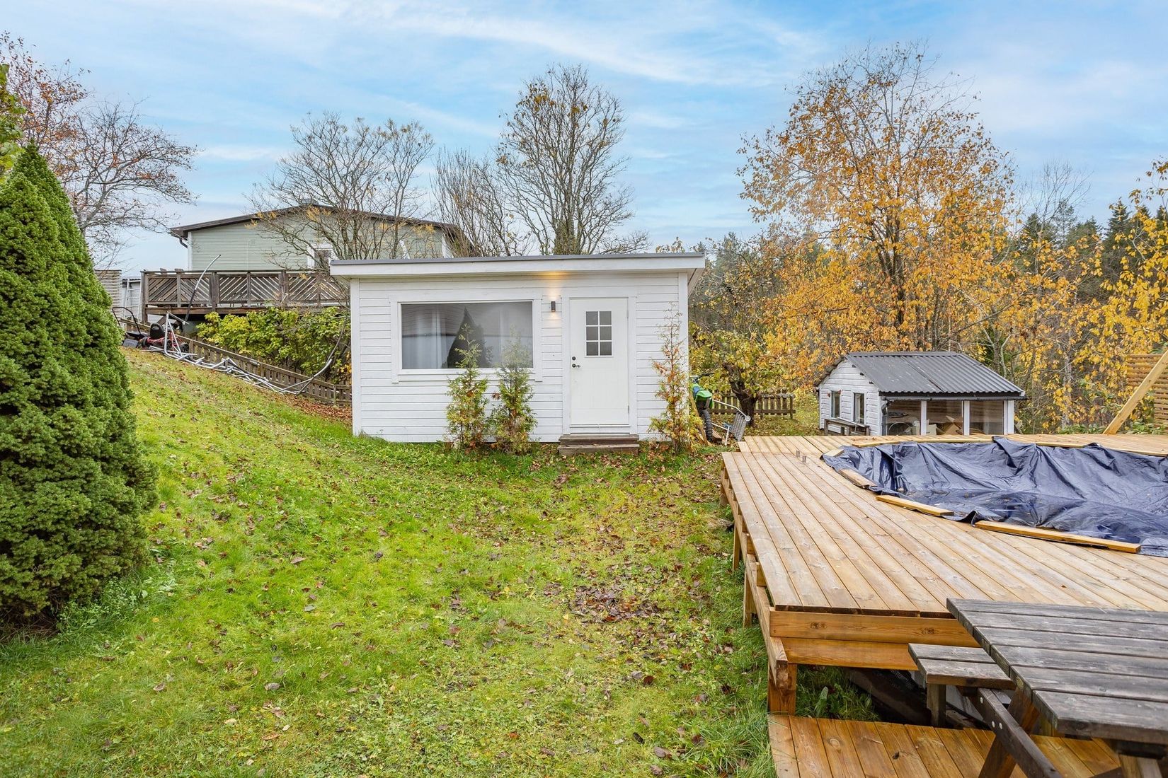 Radhus, Fäbodvägen 22, Klockarberget, Sundsvall