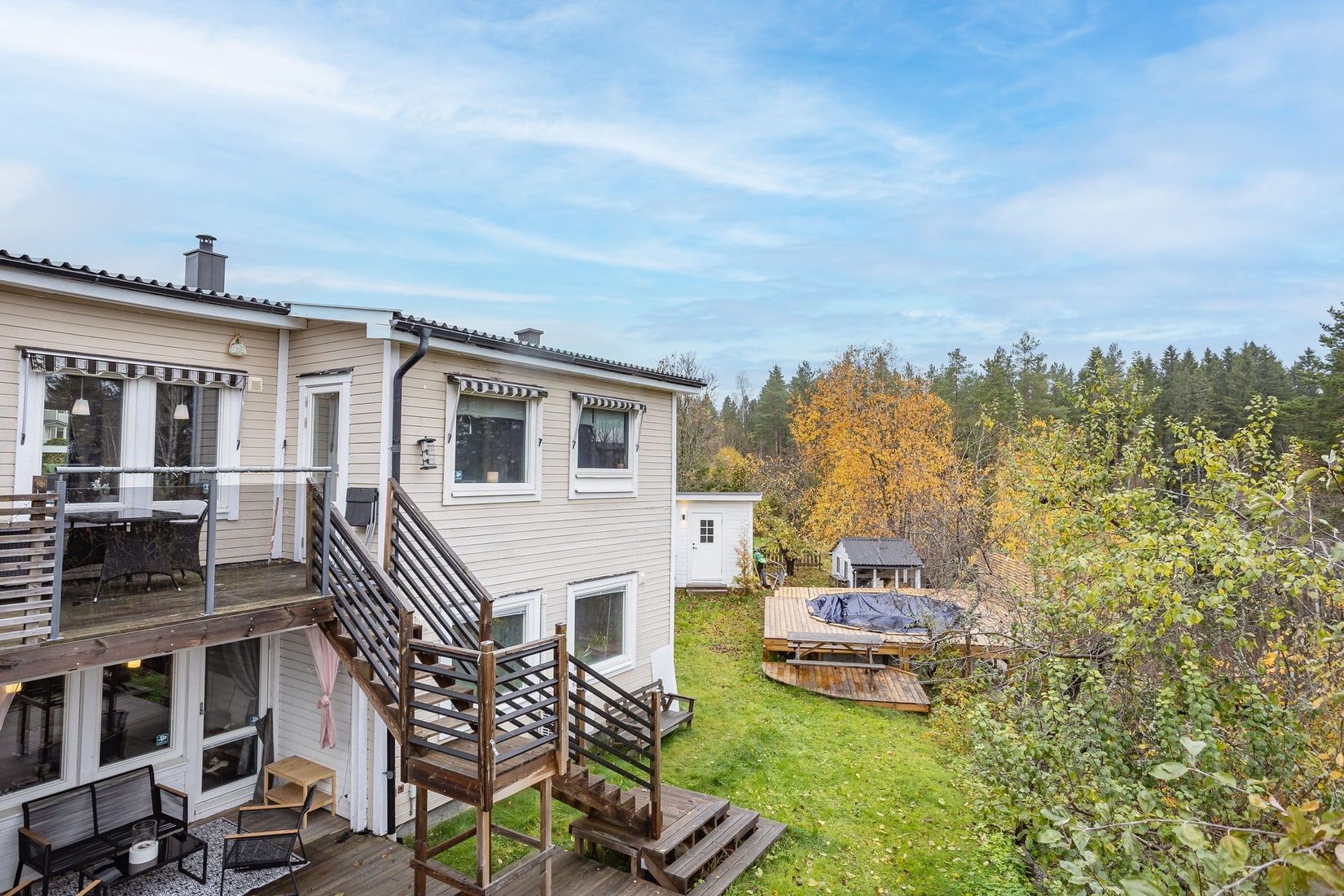 Radhus, Fäbodvägen 22, Klockarberget, Sundsvall