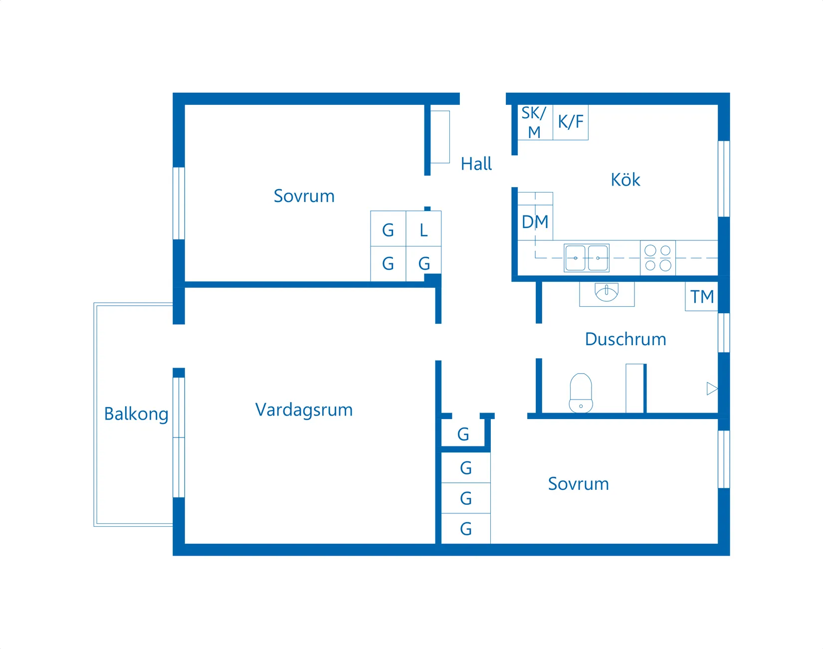 Bostadsrätt, Grindvägen 2F, Norrtälje stad - Grind, Norrtälje