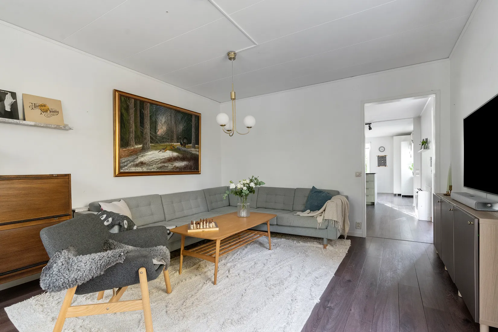 Radhus, Sjövallavägen 28, Alafors, Ale