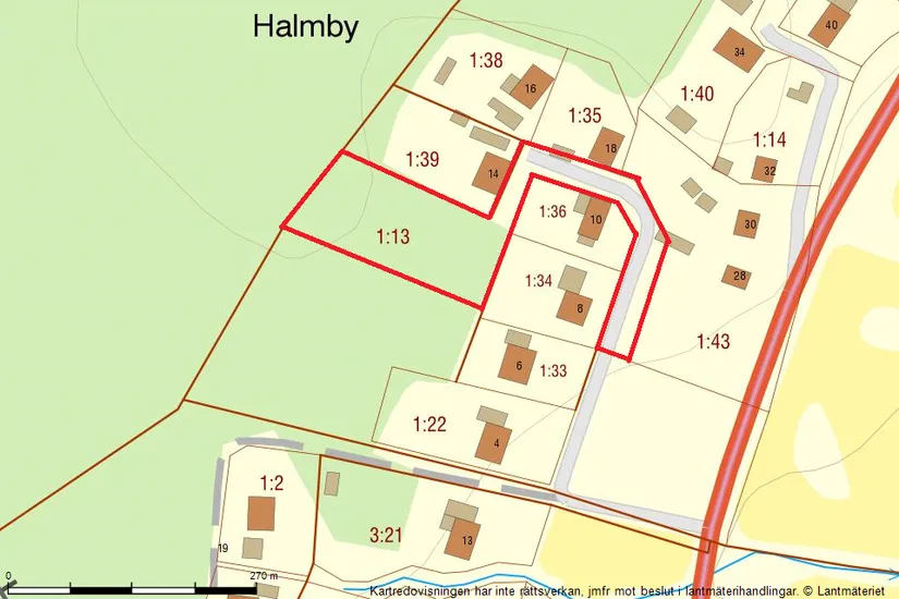 Tomt, Halmby 1:13, Lagga, Knivsta