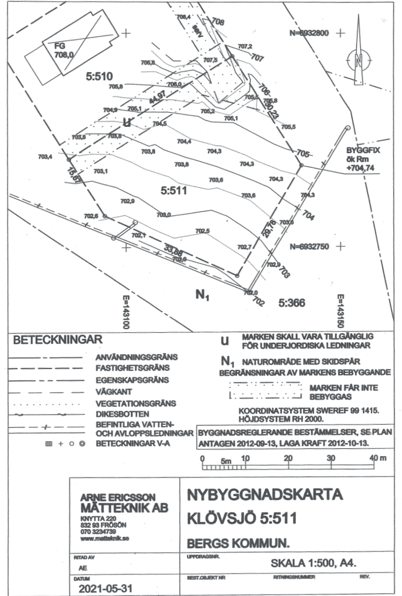 Tomt, Sten Karlssons väg 8, Solbacken, Storhogna, Berg