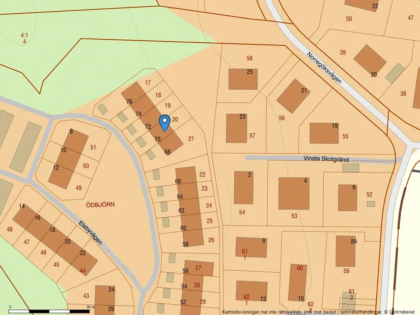 Villa, Radhus, Elsbyvägen 70, Nälsta, Stockholm