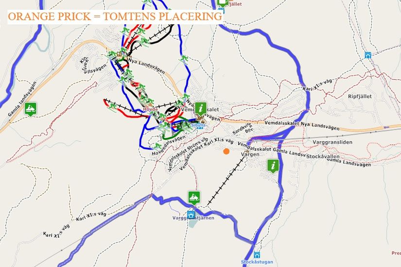 Tomt, Vemdalsskalet Järvslingan, Vemdalsskalet, Härjedalen