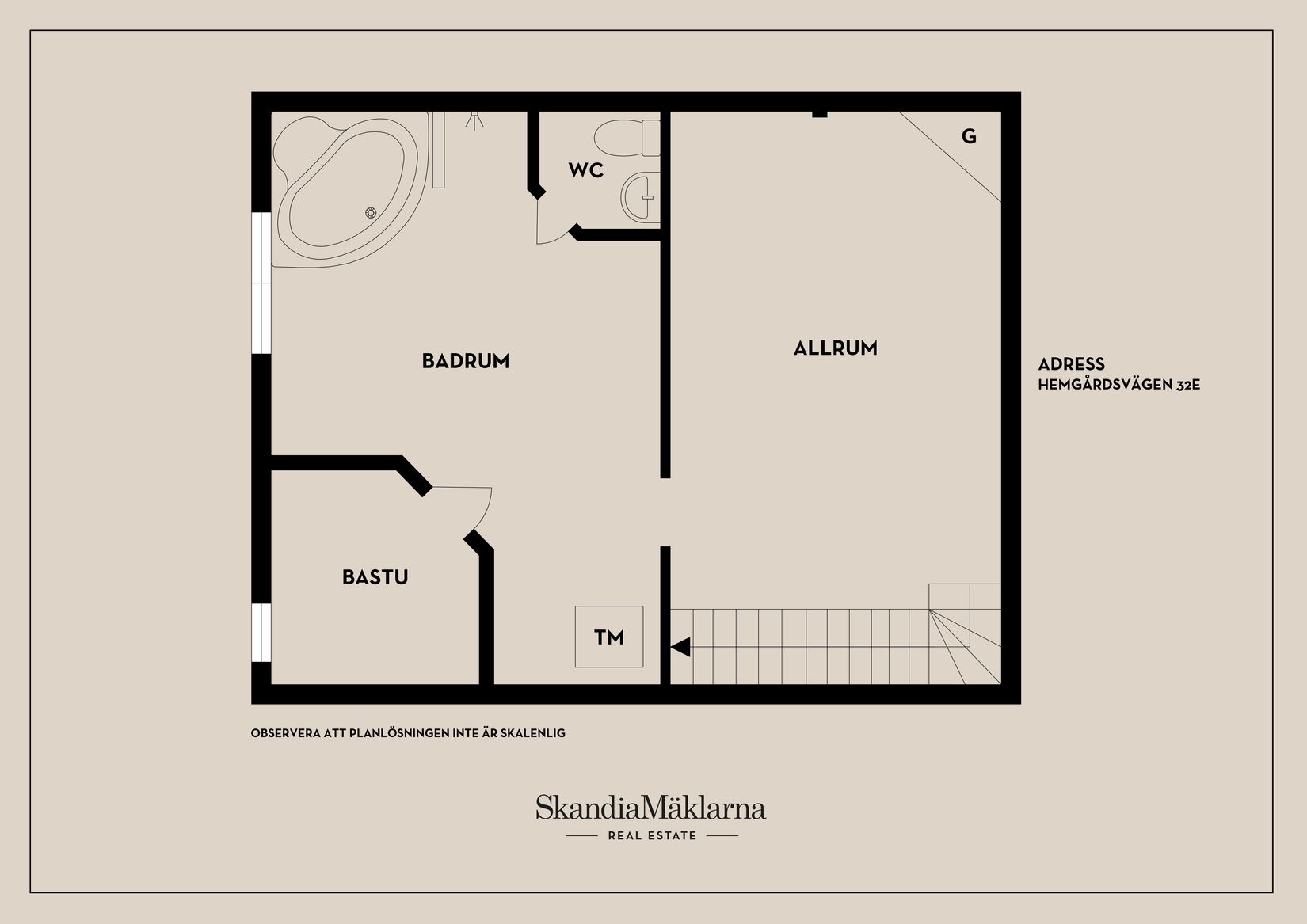 Radhus, Hemgårdsvägen 32E, Högbrunn, Nyköping