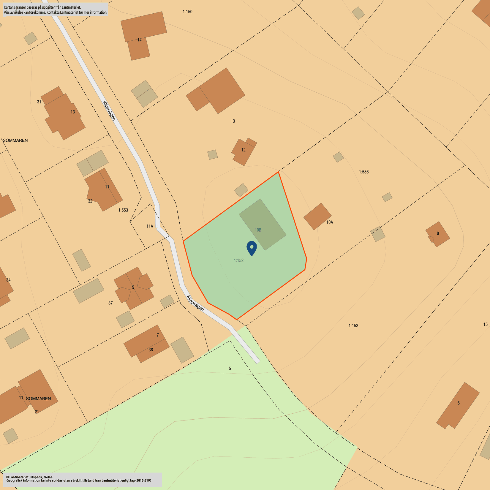 Villa, Klippvägen 10B, Tyresö