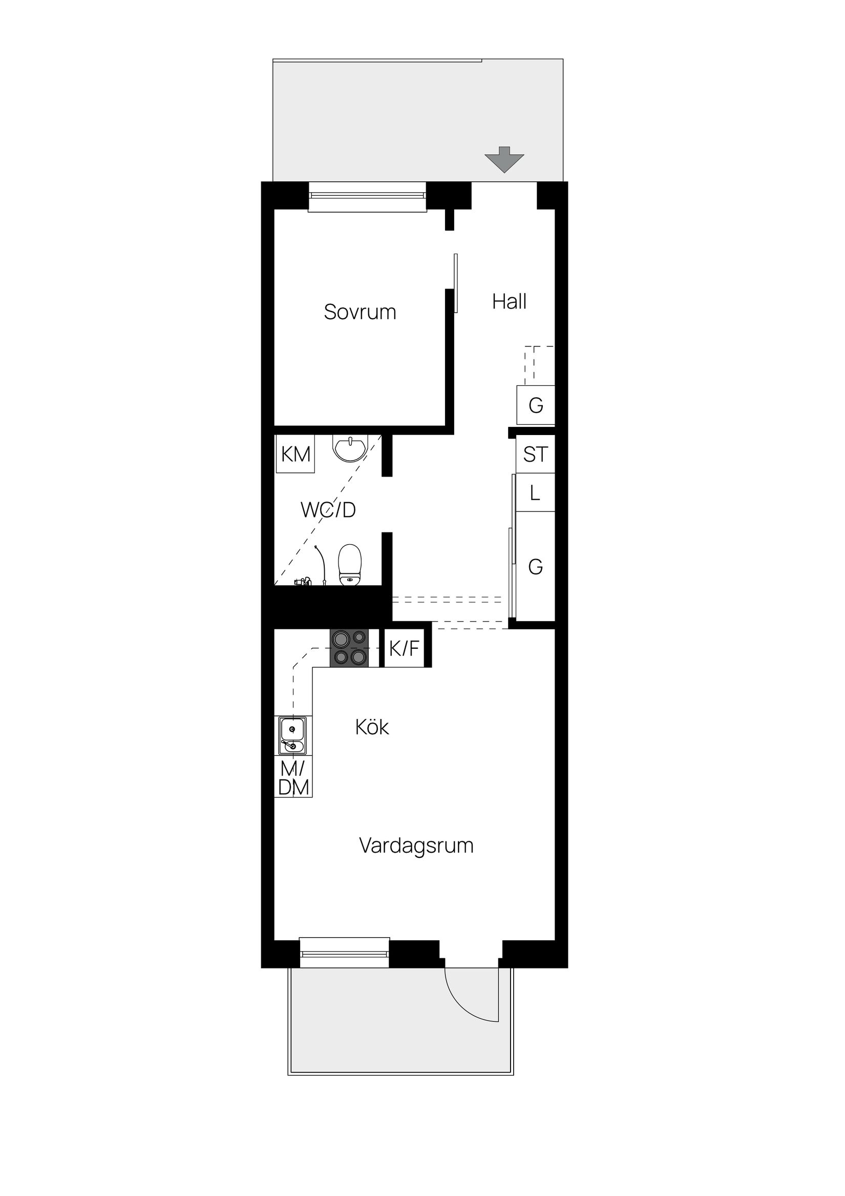 Bostadsrätt, Stationsvägen 52, Roslags Näsby - RN3, Täby