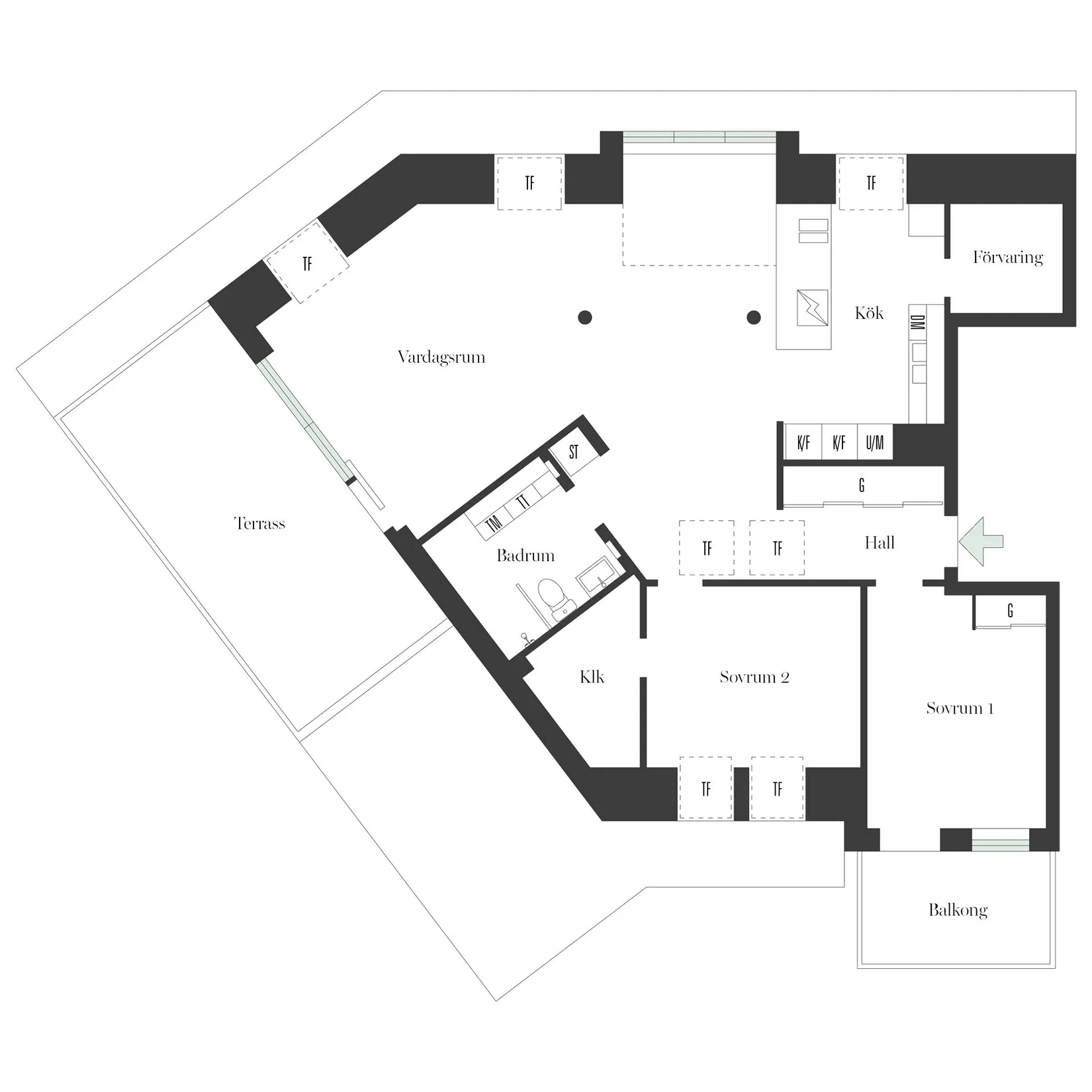 Bostadsrätt, Krögers Promenad 5, Silverdal, Sollentuna