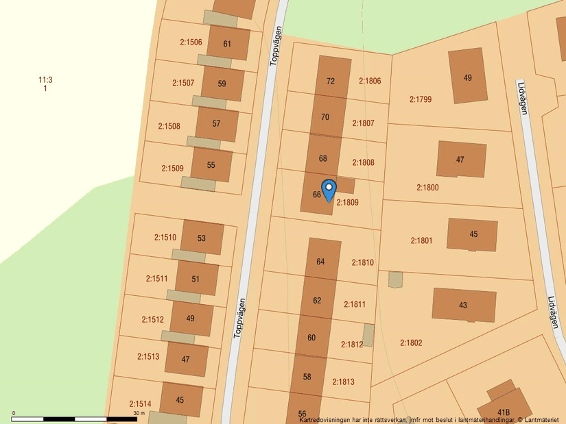 Villa, Toppvägen 66, Västra Jakobsberg, Järfälla