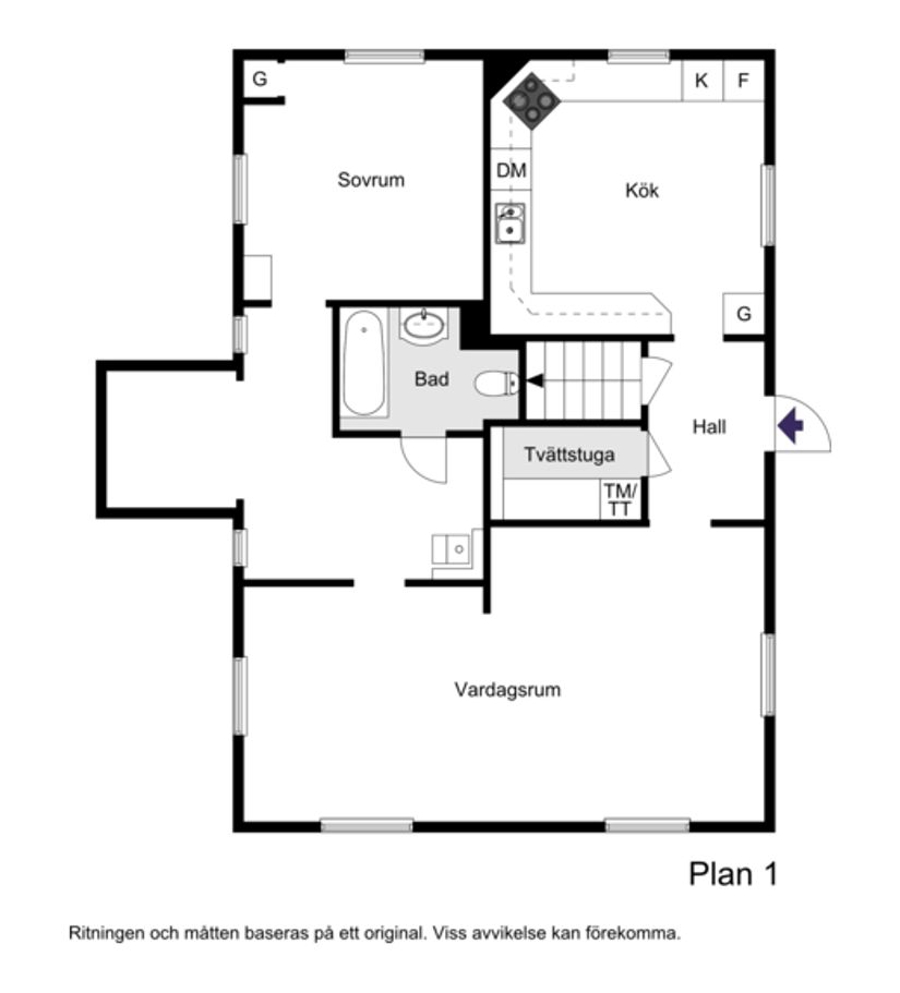 Villa, Trädgårdsgatan 11, Glimåkra, Östra Göinge