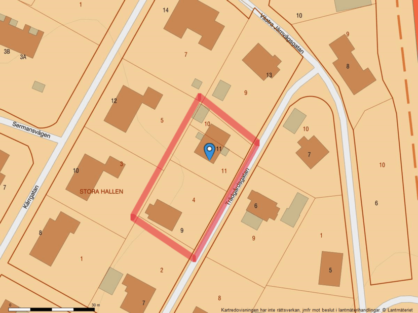 Villa, Trädgårdsgatan 11, Glimåkra, Östra Göinge