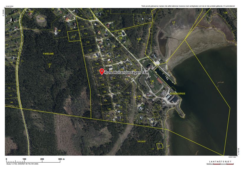 Tomt, Rute Hollandarvägen 16A, Rute - Nordöstra Gotland, Gotland