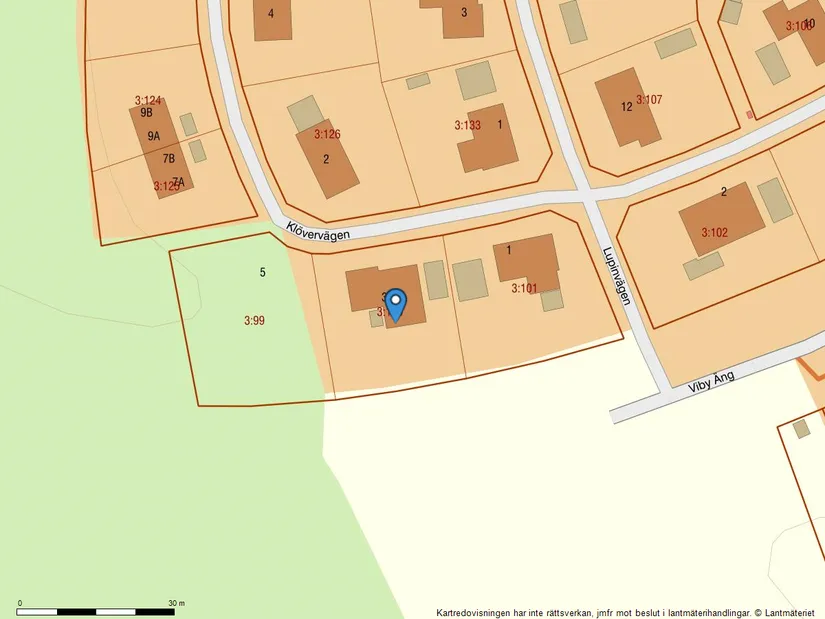 Villa, Klövervägen 3, Bålsta Viby Äng, Håbo