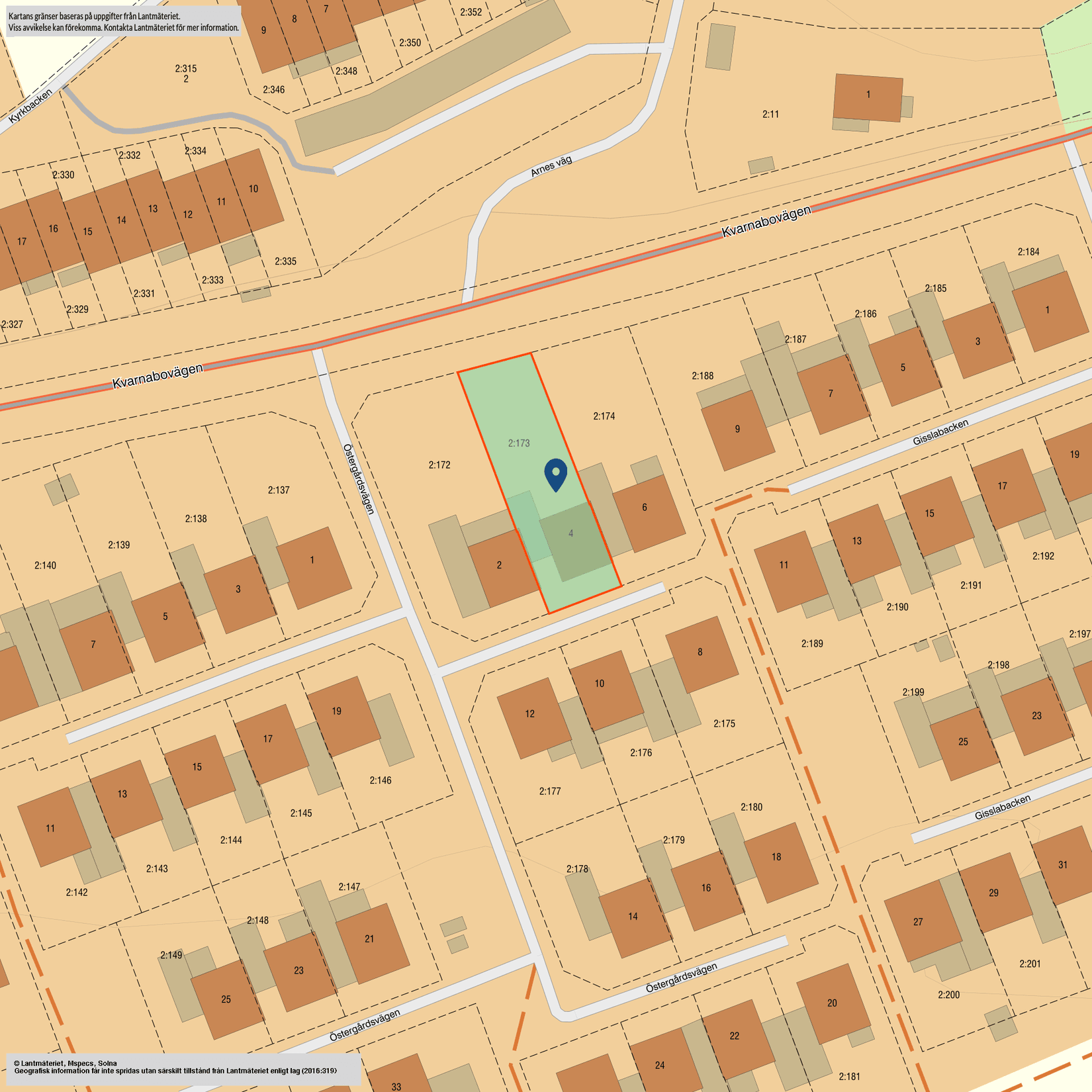 Villa, Östergårdsvägen 4, Ale