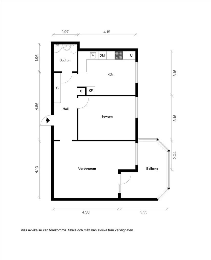 Bostadsrätt, Kämpegatan 53, Uddevalla