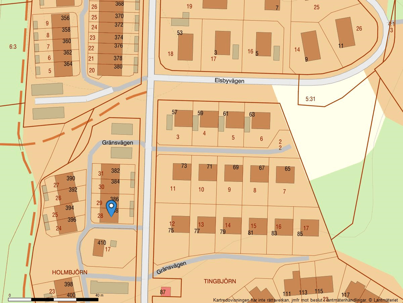 Villa, Radhus, Gränsvägen 388, Solhem, Stockholm