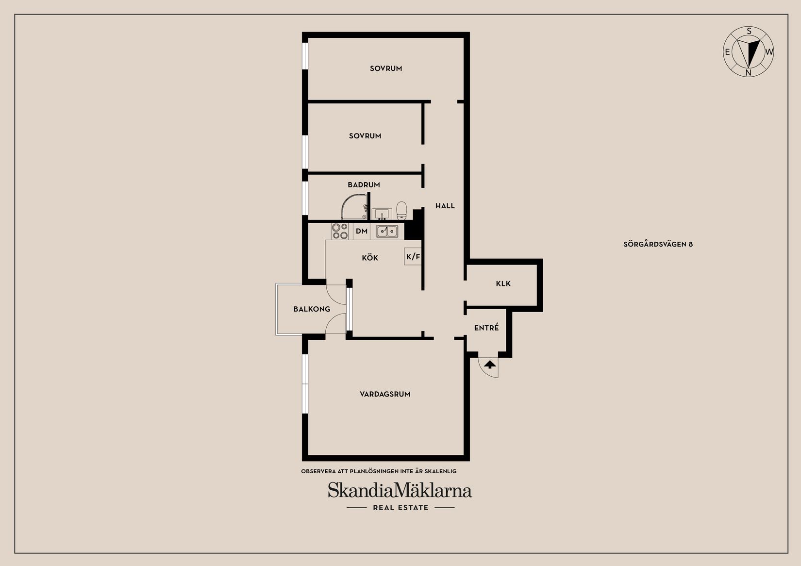 Bostadsrätt, Sörgårdsvägen 8, Ale