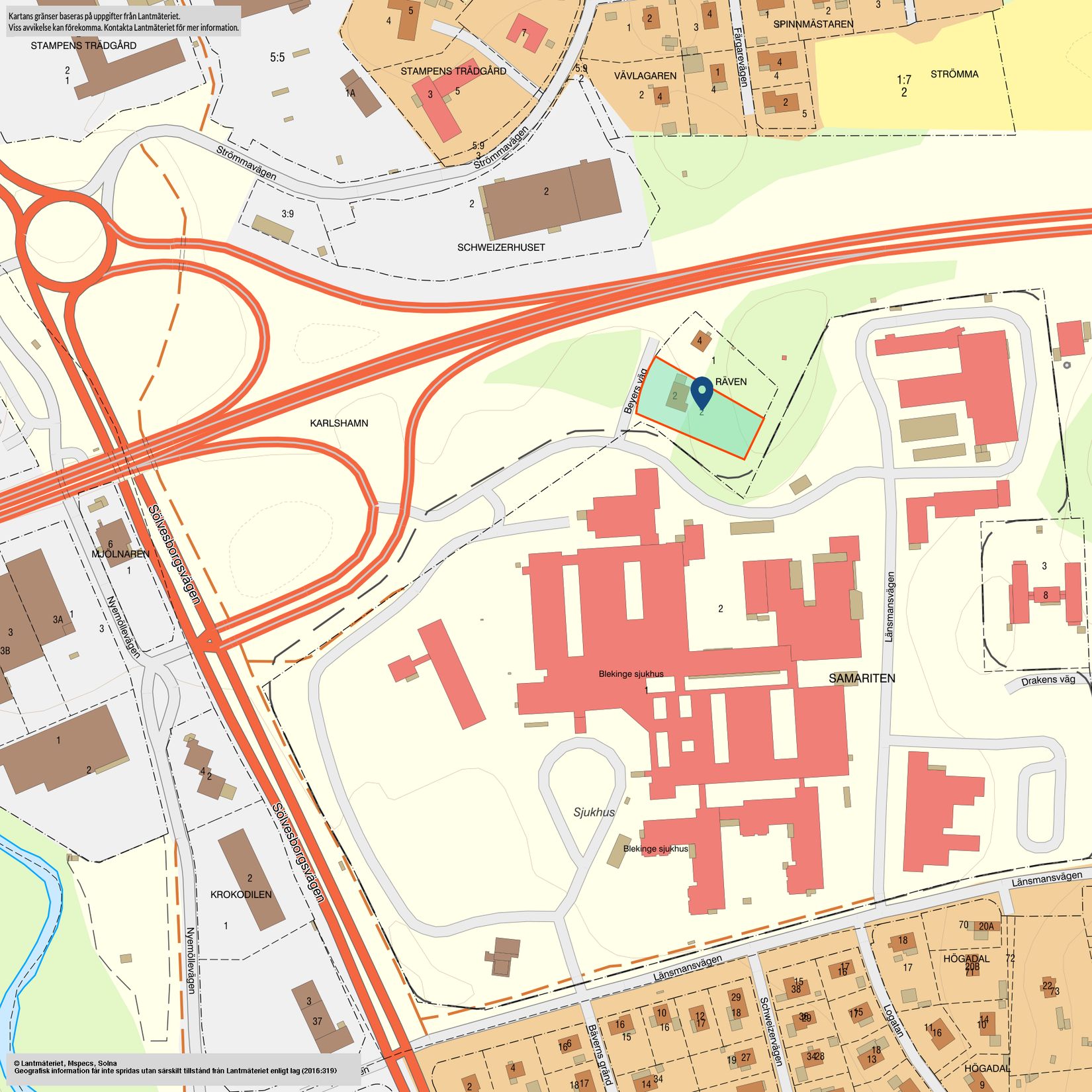 Villa, Beyers väg 2, Högadal, Karlshamn