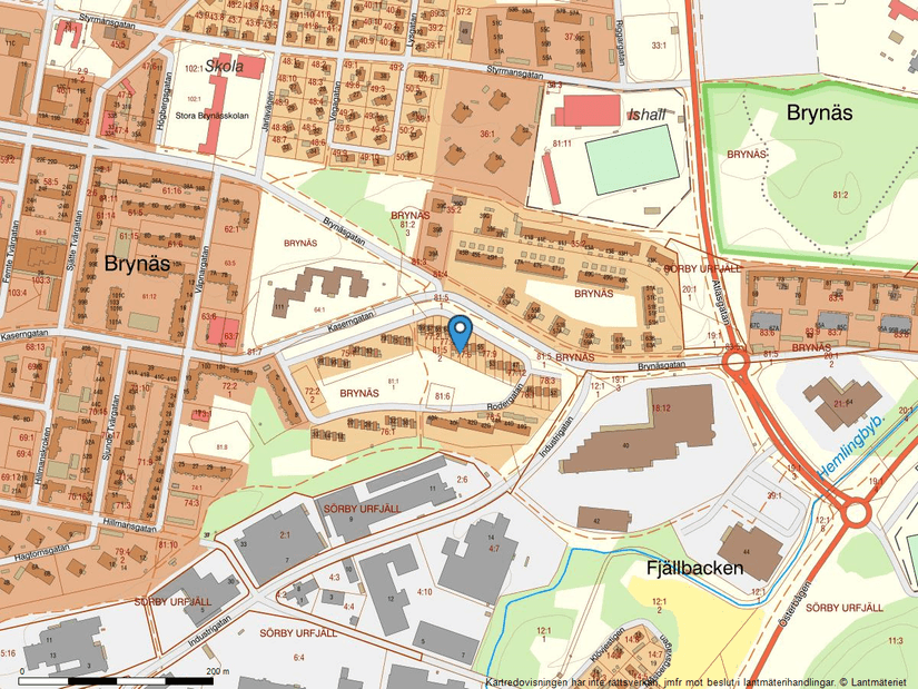 Villa, Rodergatan 61, Brynäs, Gävle