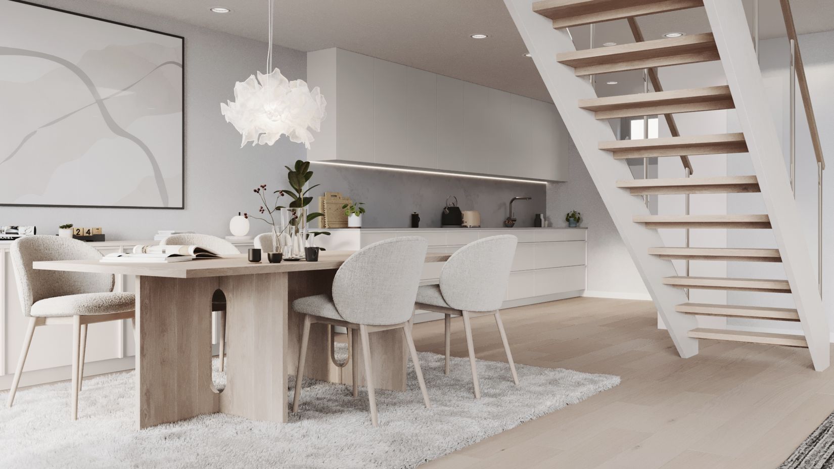 Radhus, Koordinatvägen 1-7 m.m, Högmora, Huddinge