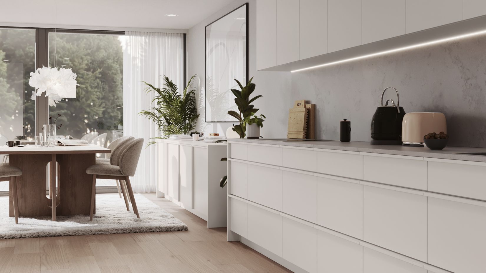 Radhus, Koordinatvägen 1-7 m.m, Högmora, Huddinge