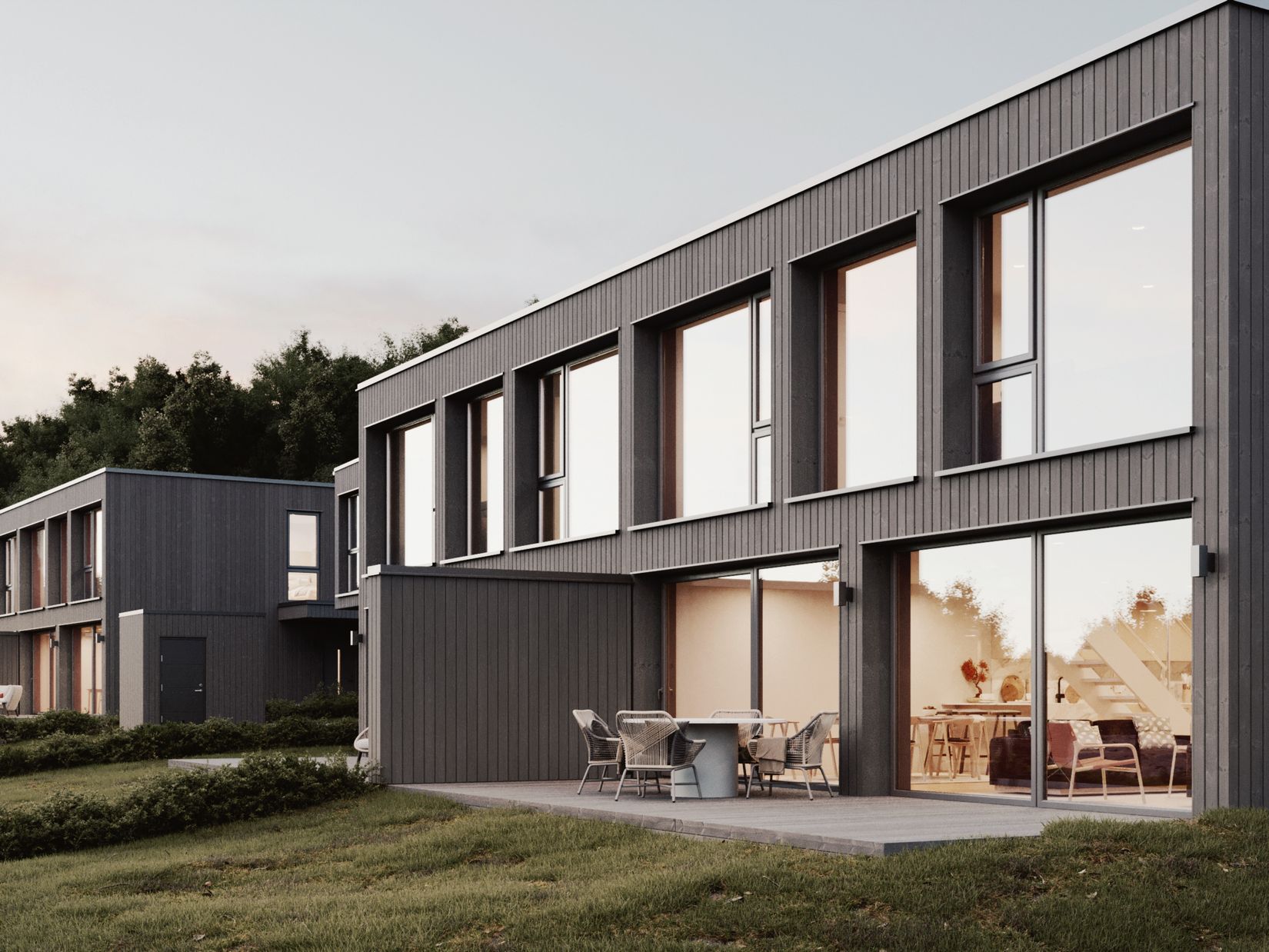 Radhus, Koordinatvägen 1-7 m.m, Högmora, Huddinge