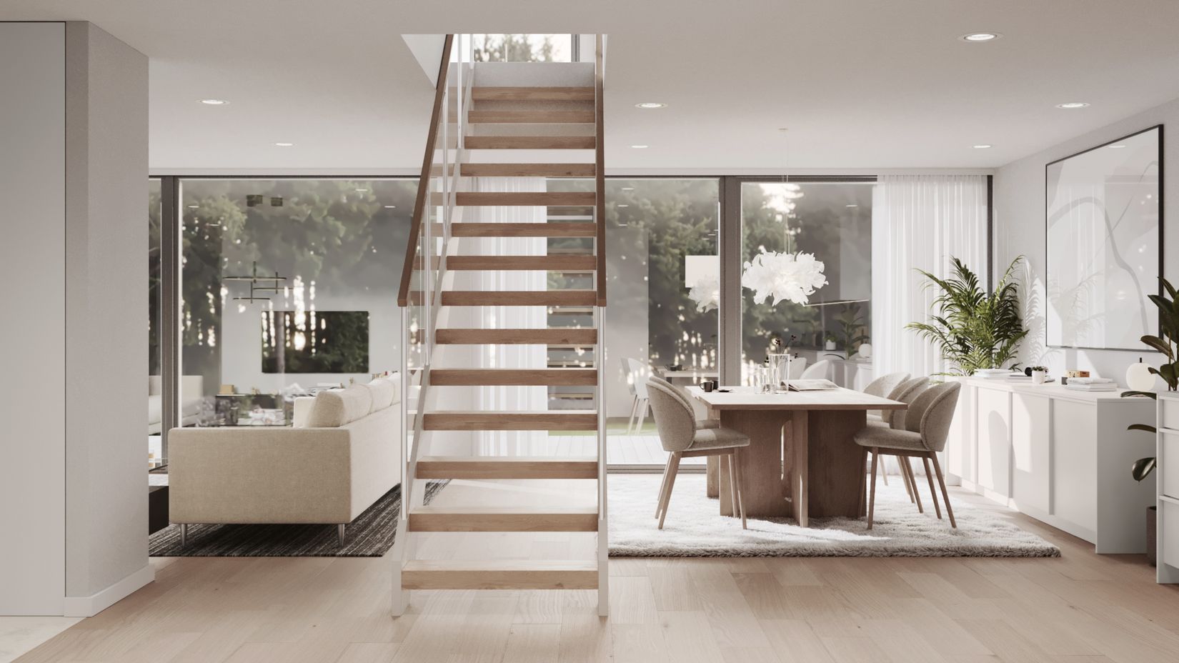 Radhus, Koordinatvägen 1-7 m.m, Högmora, Huddinge