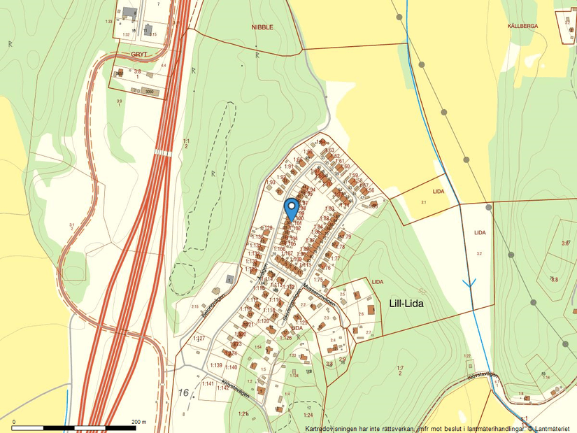 Villa, Radhus, Åvägen 32, Lidatorp, Nynäshamn