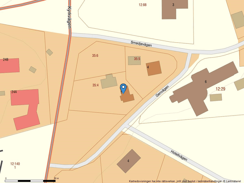 Villa, Genvägen 1, Centralt, Bromölla