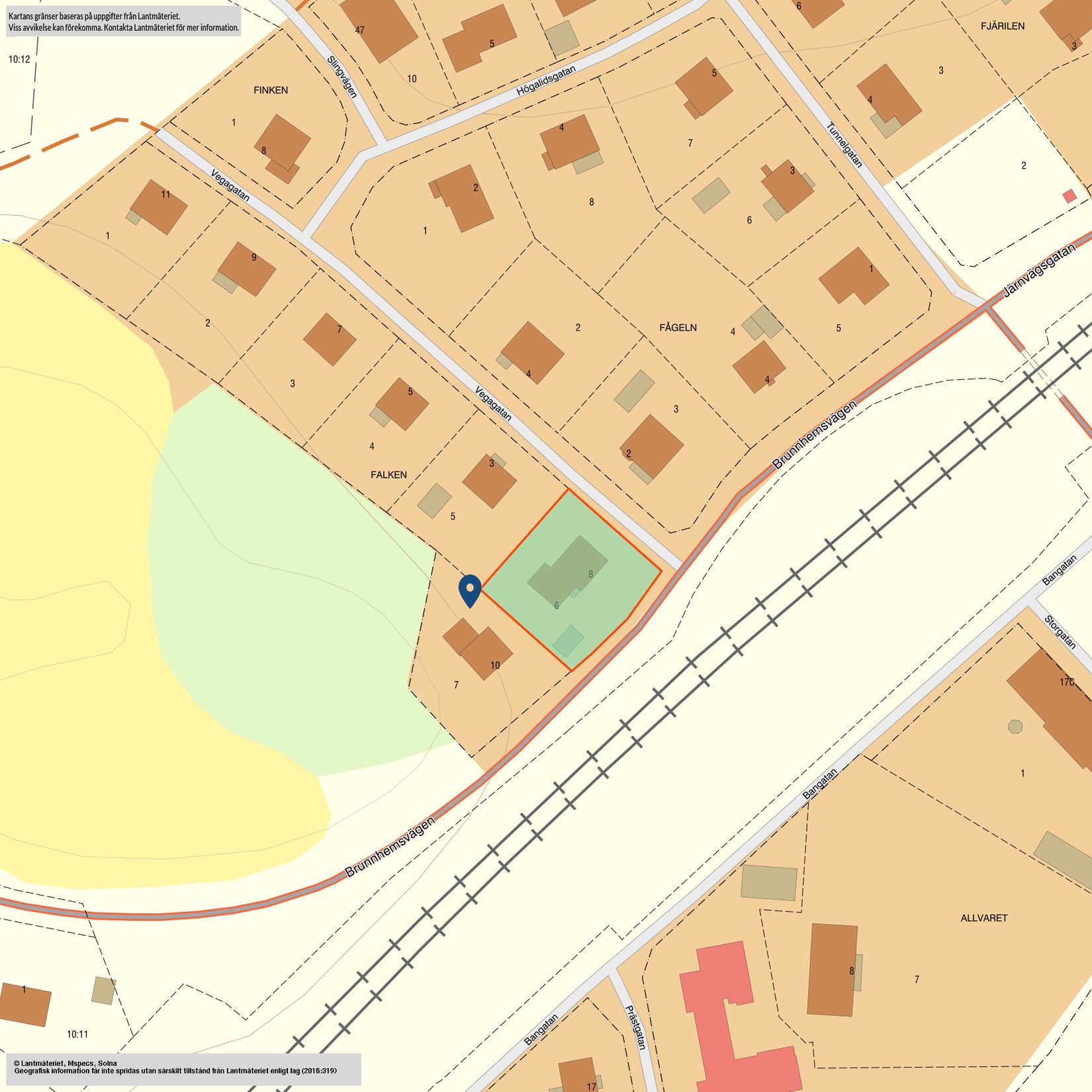 Villa, Brunnhemsvägen 8, Falköping