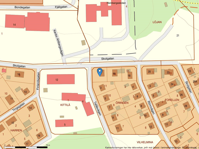 Villa, Tallåsvägen 1, Vilhelmina