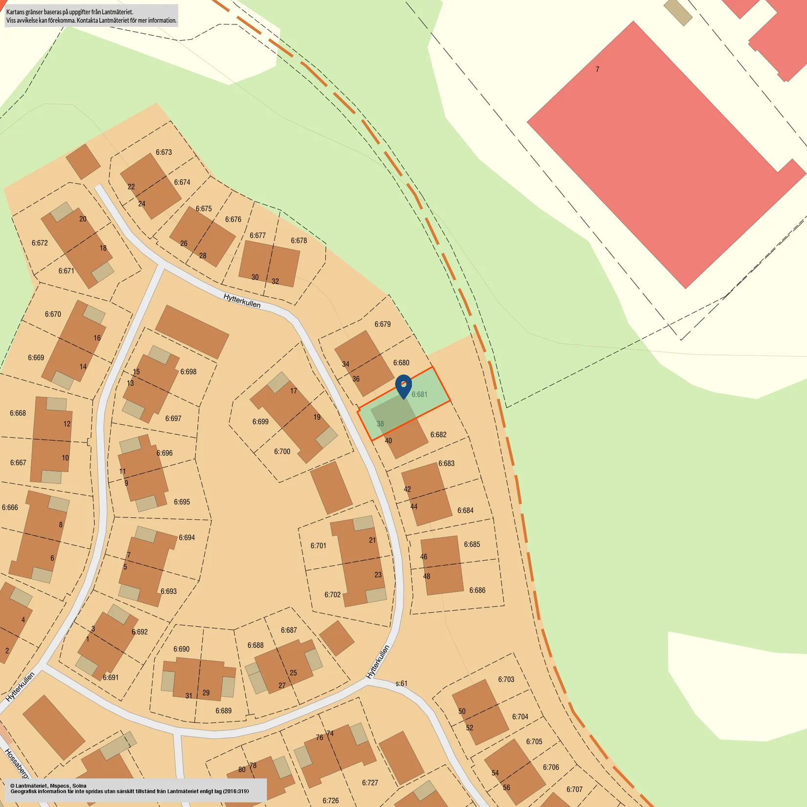 Radhus, Hytterkullen 38, Öjersjö, Partille