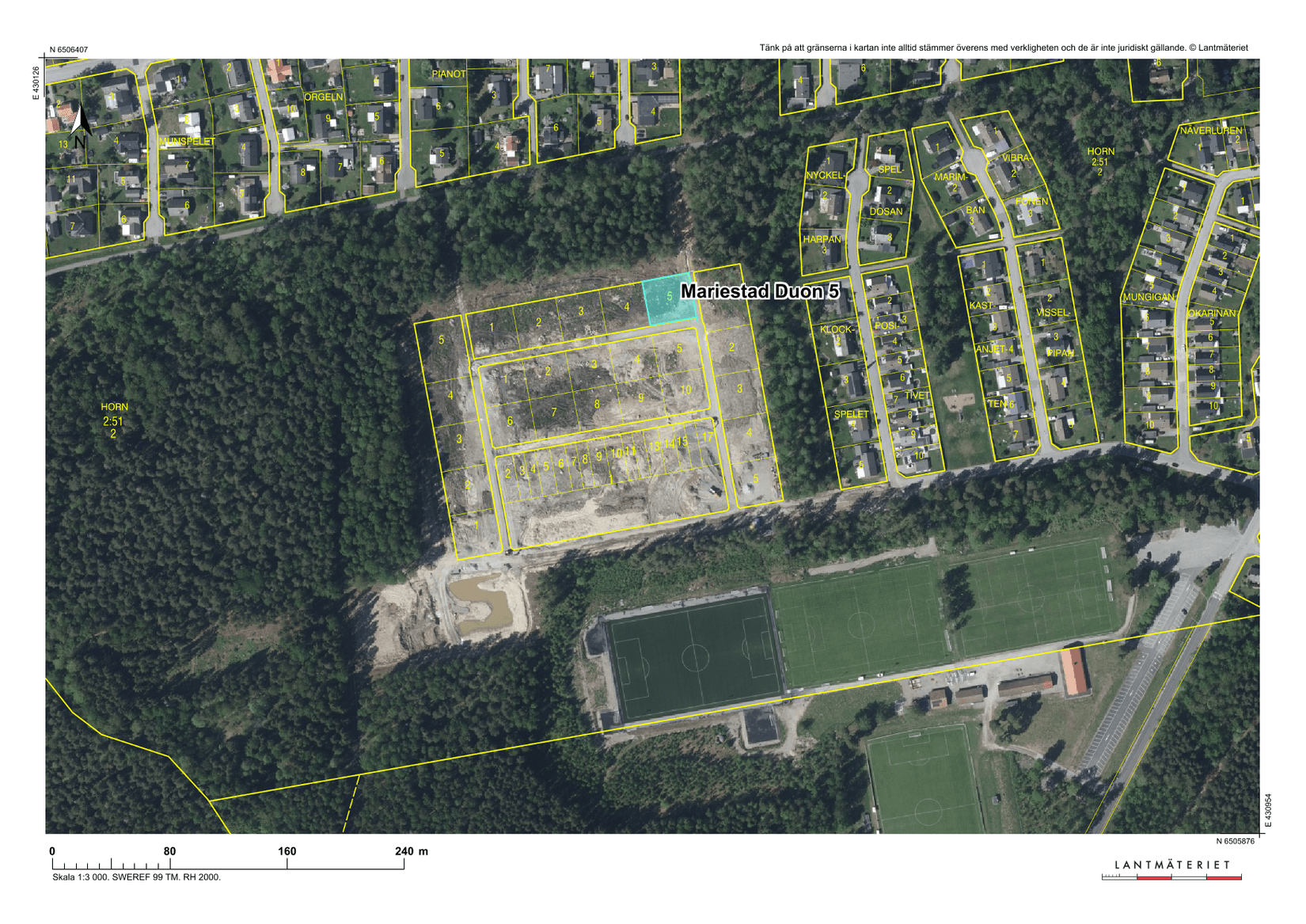 Tomt, Vallvägen 12, Dala, Mariestad