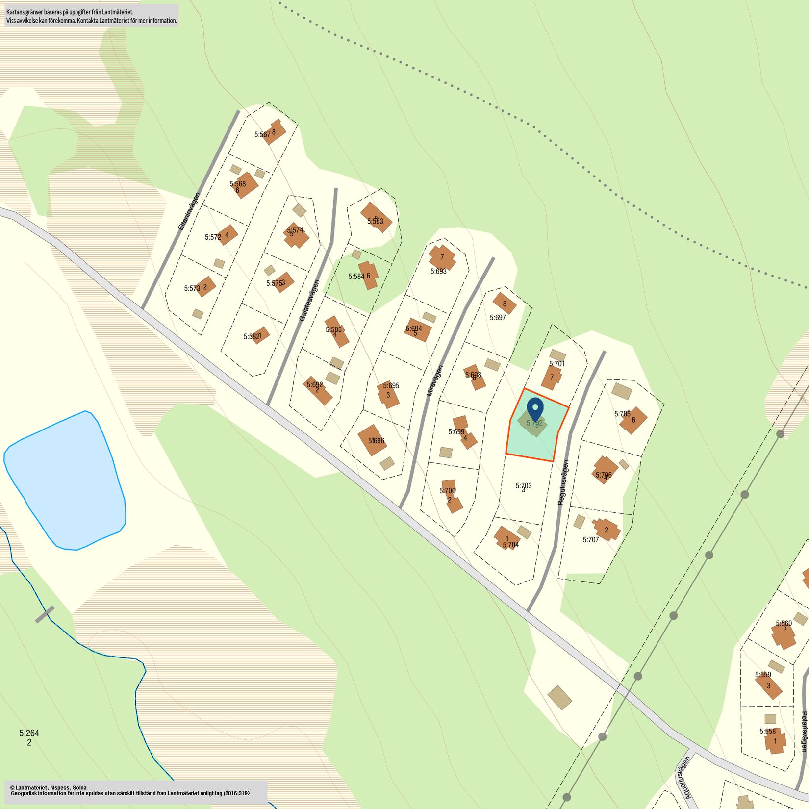 Fritidshus, Regulusvägen 5, Storhogna, Berg