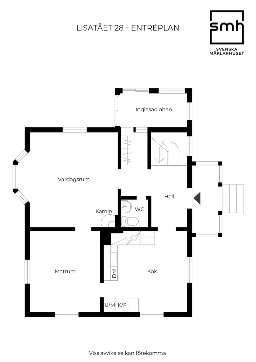 Villa, Lisatået 28, Västland, Sundsvall