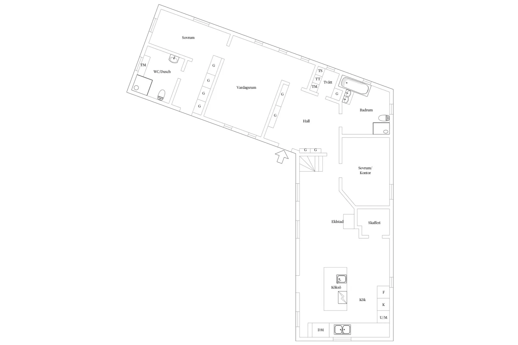 Villa, Marsvägen 1, Gustavsvik, Nacka