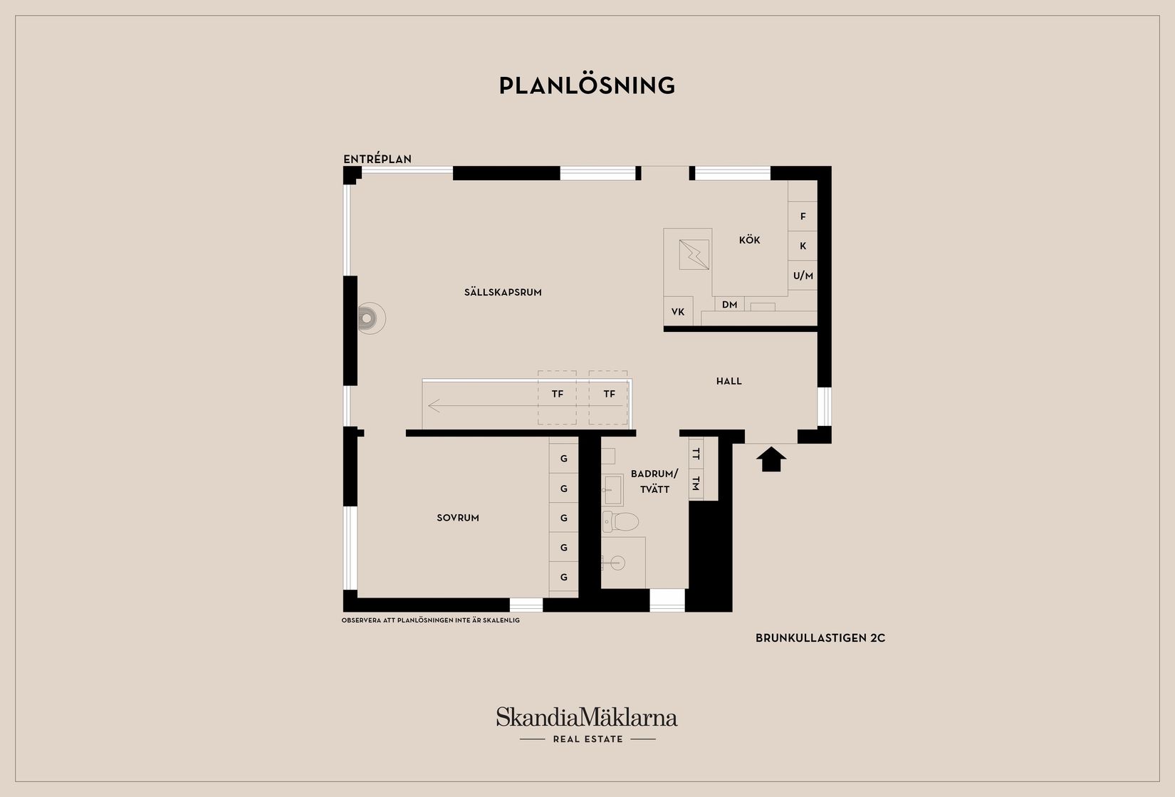 Villa, Brunkullastigen 2C, Storhogna, Dalvallen, Berg