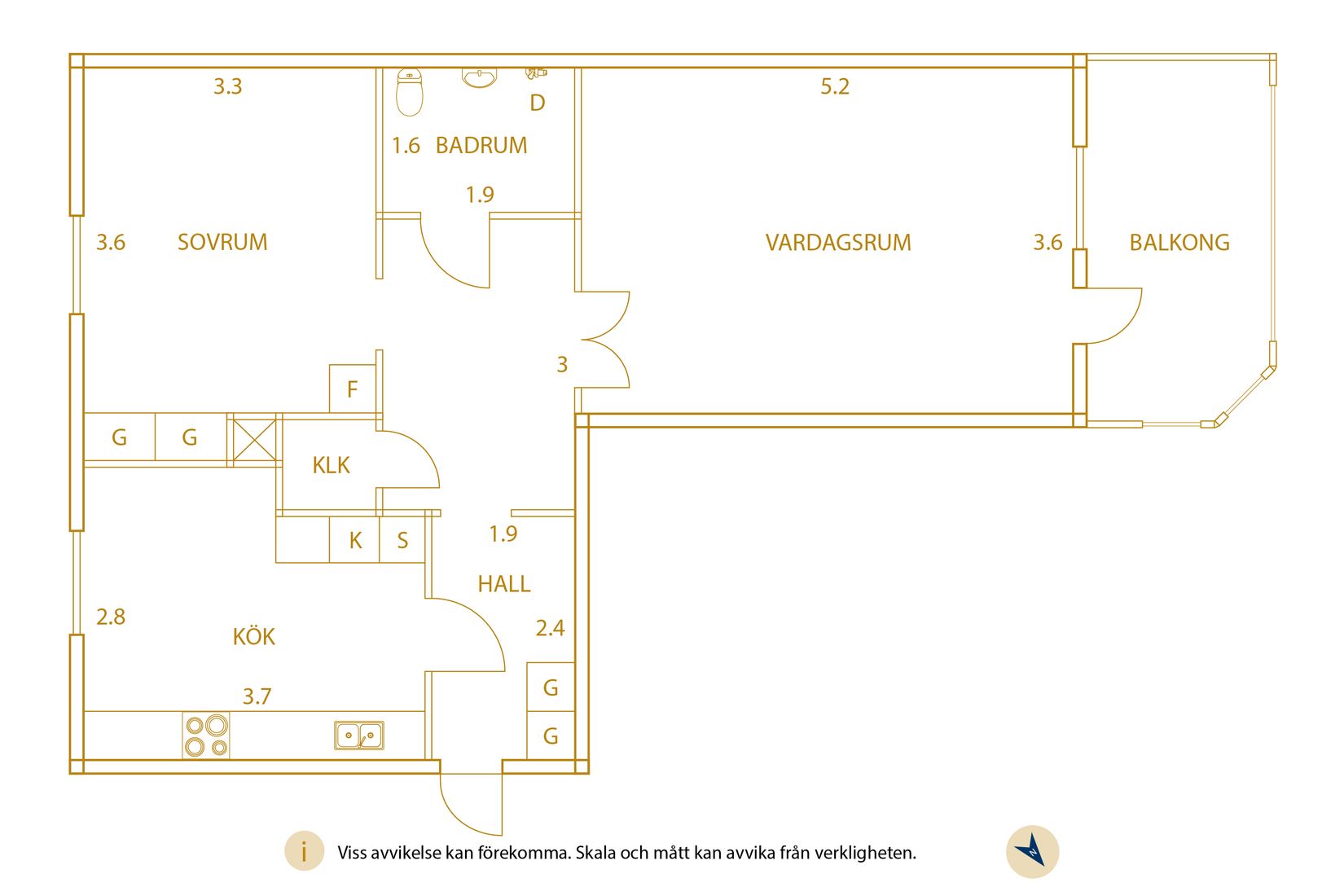 Bostadsrätt, Marierovägen 16B, Mariero, Vänersborg