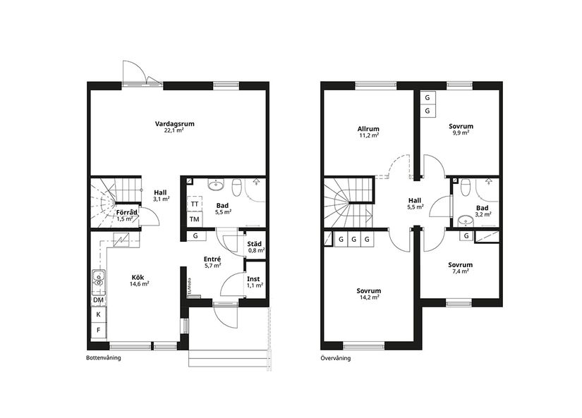 Bostadsrätt, Radhus, Alberts väg (F2), Landvetter, Härryda