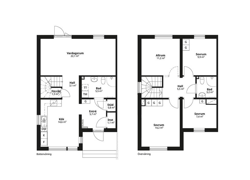 Bostadsrätt, Radhus, Alberts väg (F2), Landvetter, Härryda