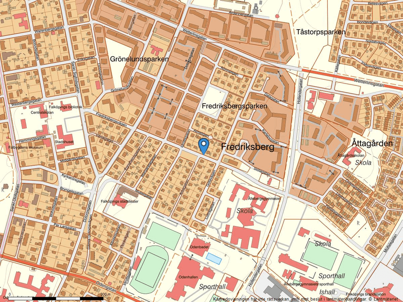 Villa, Fredriksbergsvägen 21, Fredriksberg, Falköping