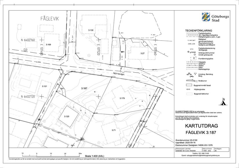 Tomt, Näckrosvägen 25B, Torslanda - Lilleby, Göteborg