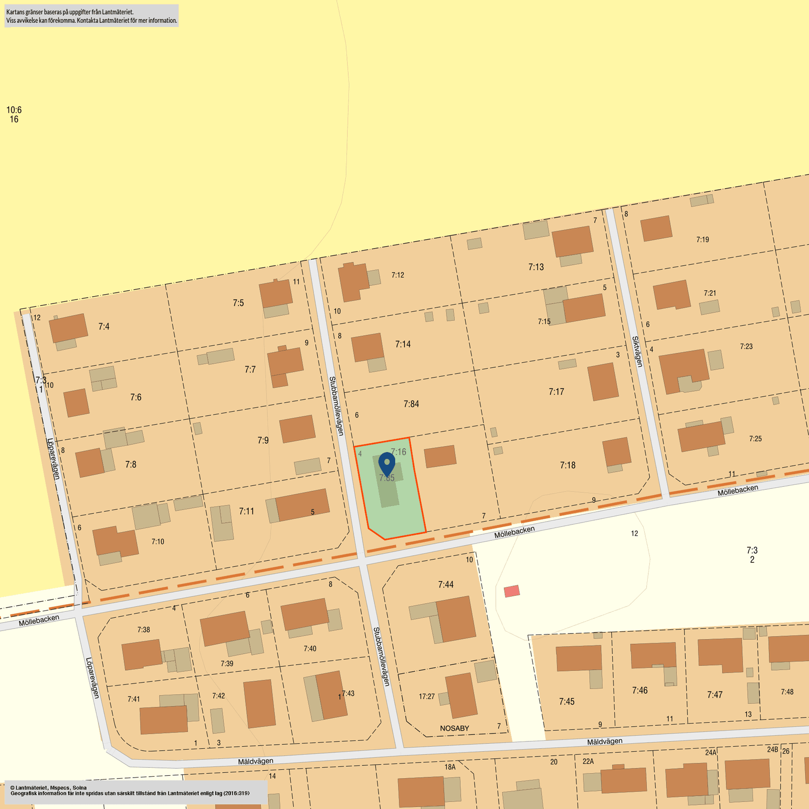 Villa, Stubbamöllevägen 4, Kristianstad